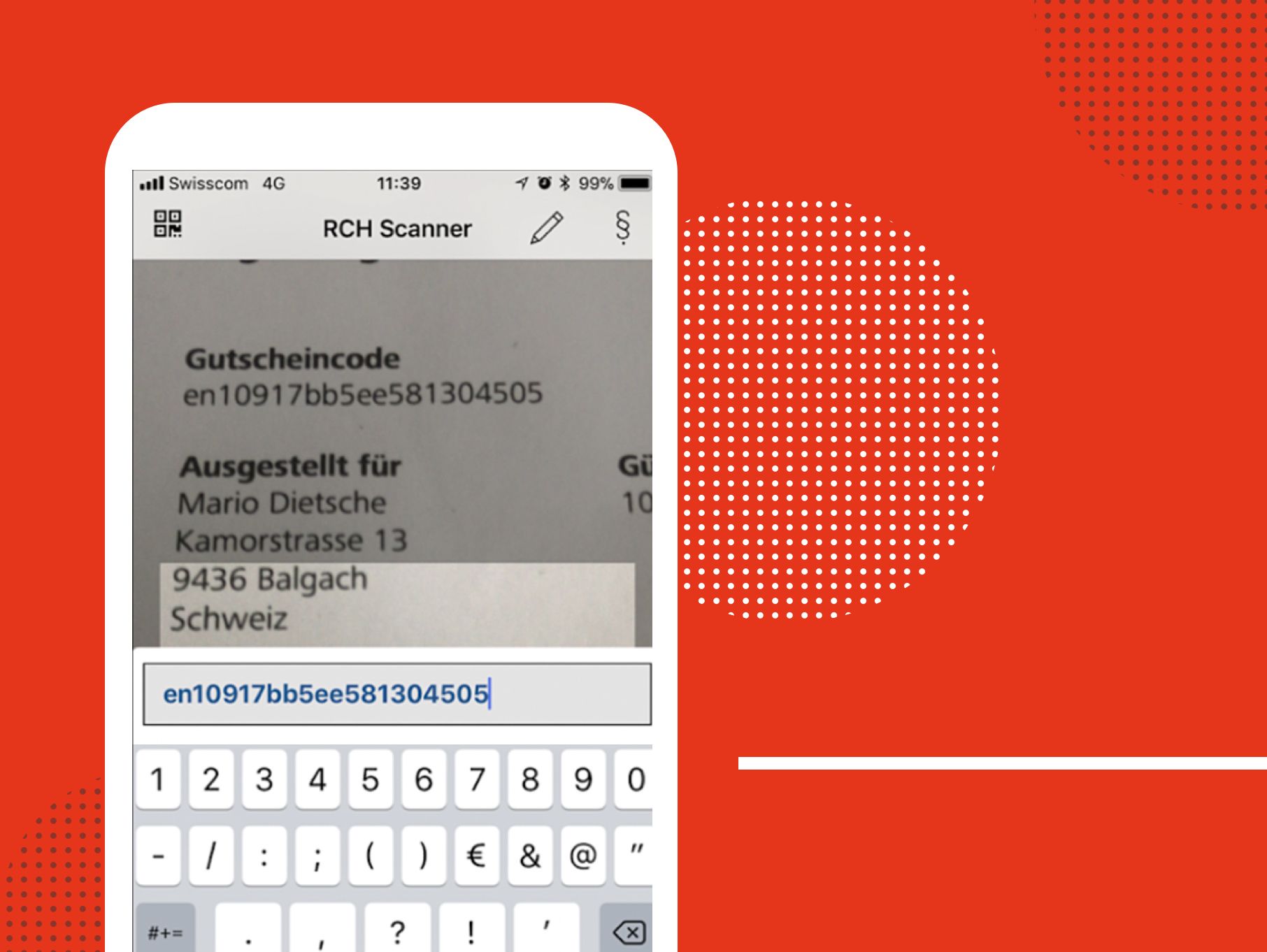 Raiffeisen  RCH Scanner